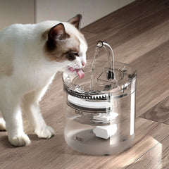 Bebedero fuente de grifo para mascotas con filtro purificador 2L