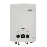 Calentador de agua Haceb de paso a gas natural tiro natural 7 litros Blanco