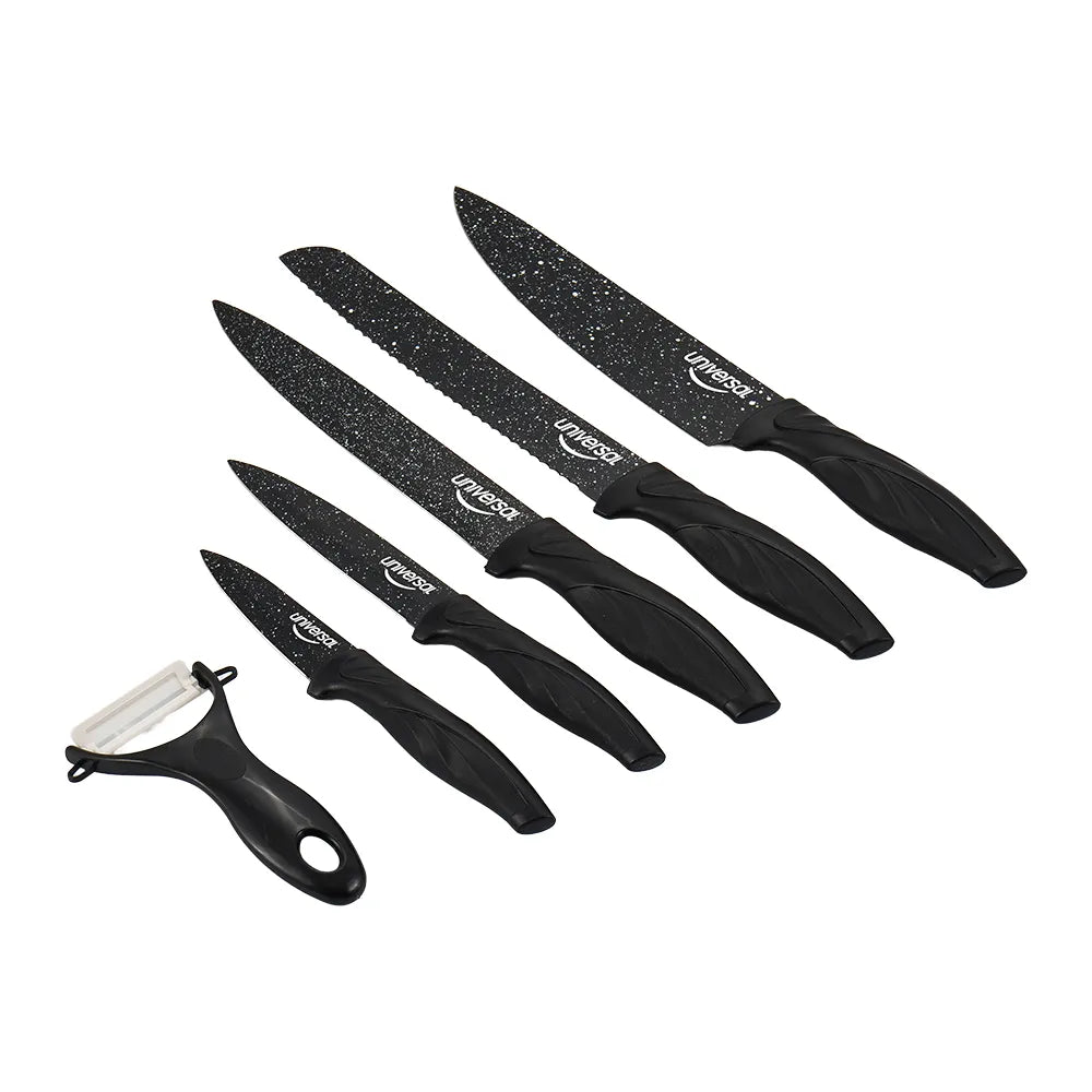 SET X5 CUCHILLOS BLACK