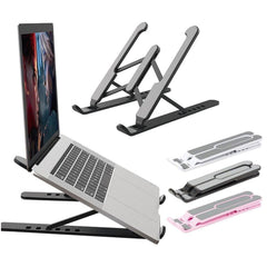 Base soporte para computador tablet celular retráctil antideslizante