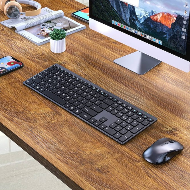 Combo teclado y mouse inalámbrico ultra delgado K-06