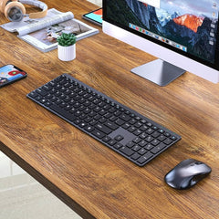 Combo teclado y mouse inalámbrico ultra delgado K-06