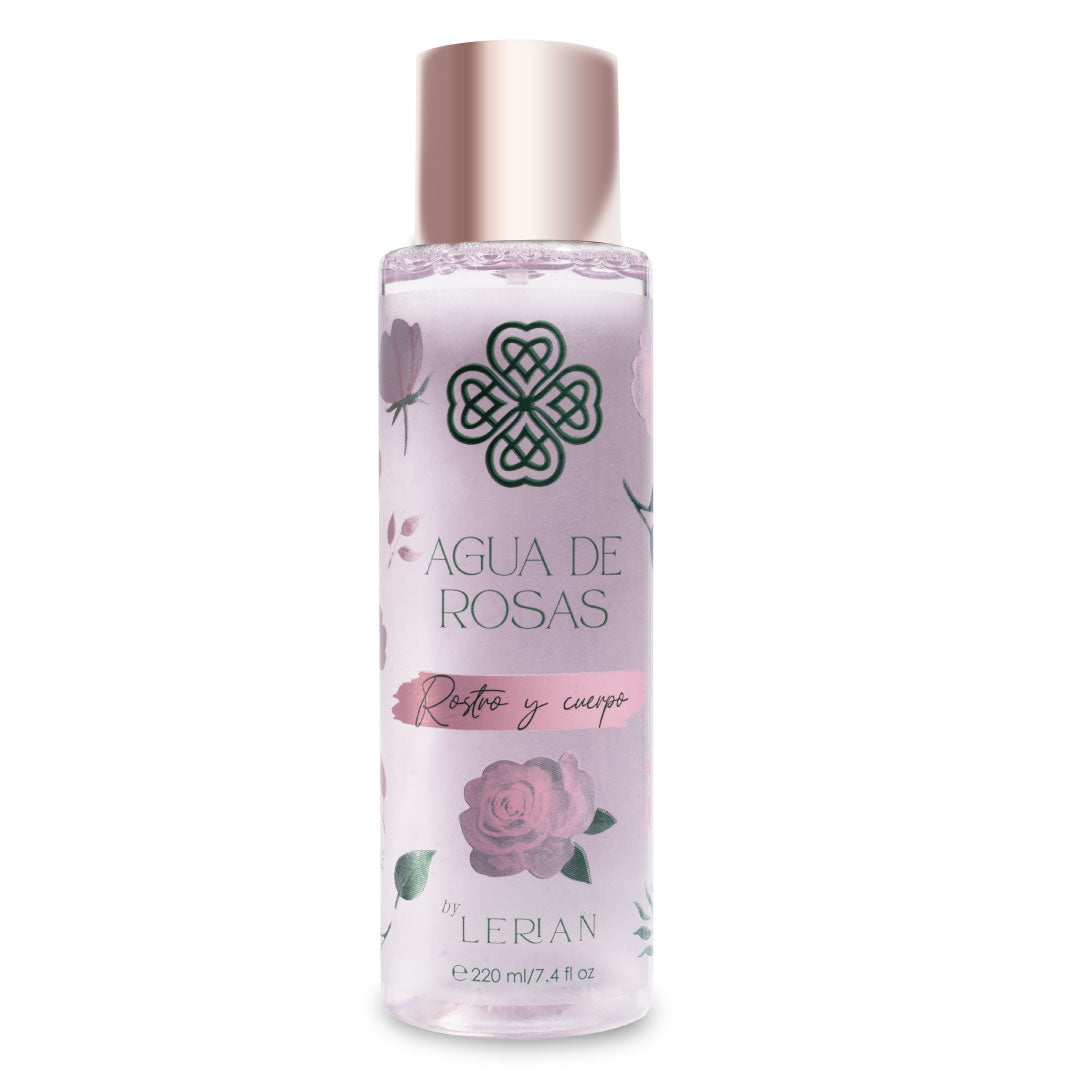 Agua de rosas splash refrescante 220 ml y 60 ml