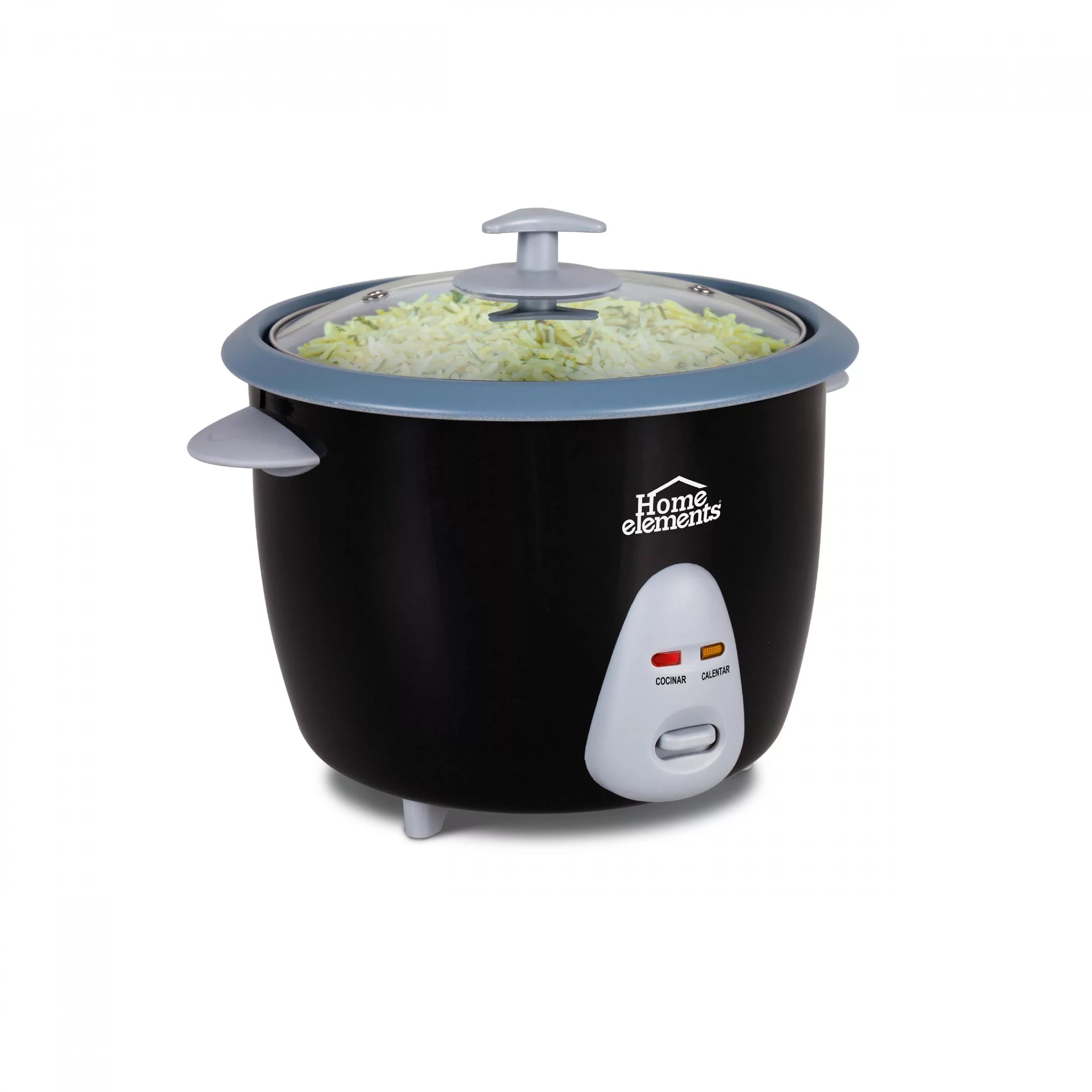 Olla Arrocera 1 Litro Color Negra Home Elements