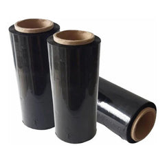 Paquete x3 Rollos film vinipel strech 25 cm x 300 metros - Negro