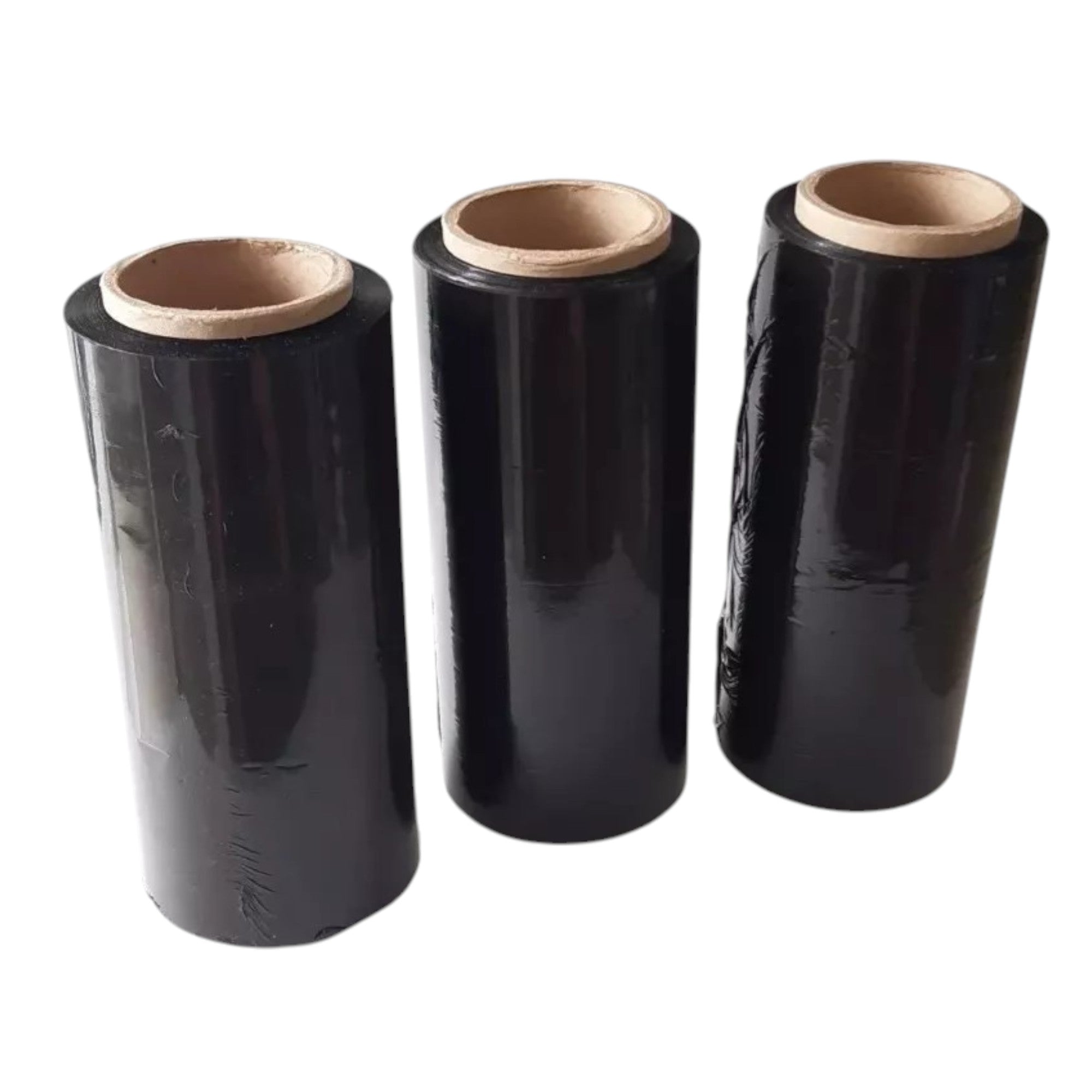 Pack x3 rollos de plástico vinipel strech 30cm x 300mts Negro