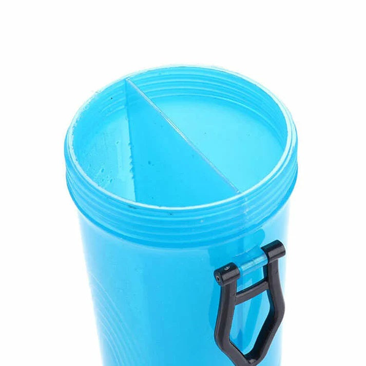 Termo para mascotas doble para agua y cuido + plato plegable