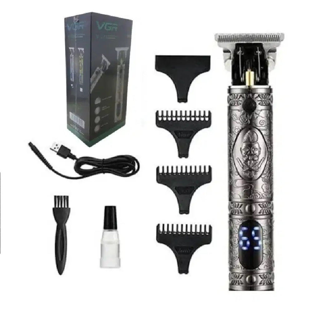 Máquina patillera profesional inalámbrica vgr con pantalla led