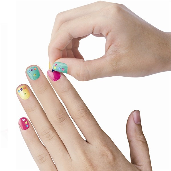 Kit de Manicure esmaltes lámpara y decoraciones infantil