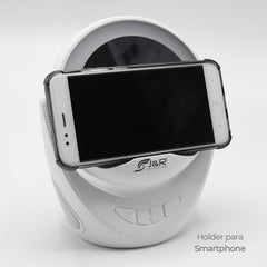 J5212 Espejo 2 En 1 Iluminacion Led Y Musica 3W 2 1200 M