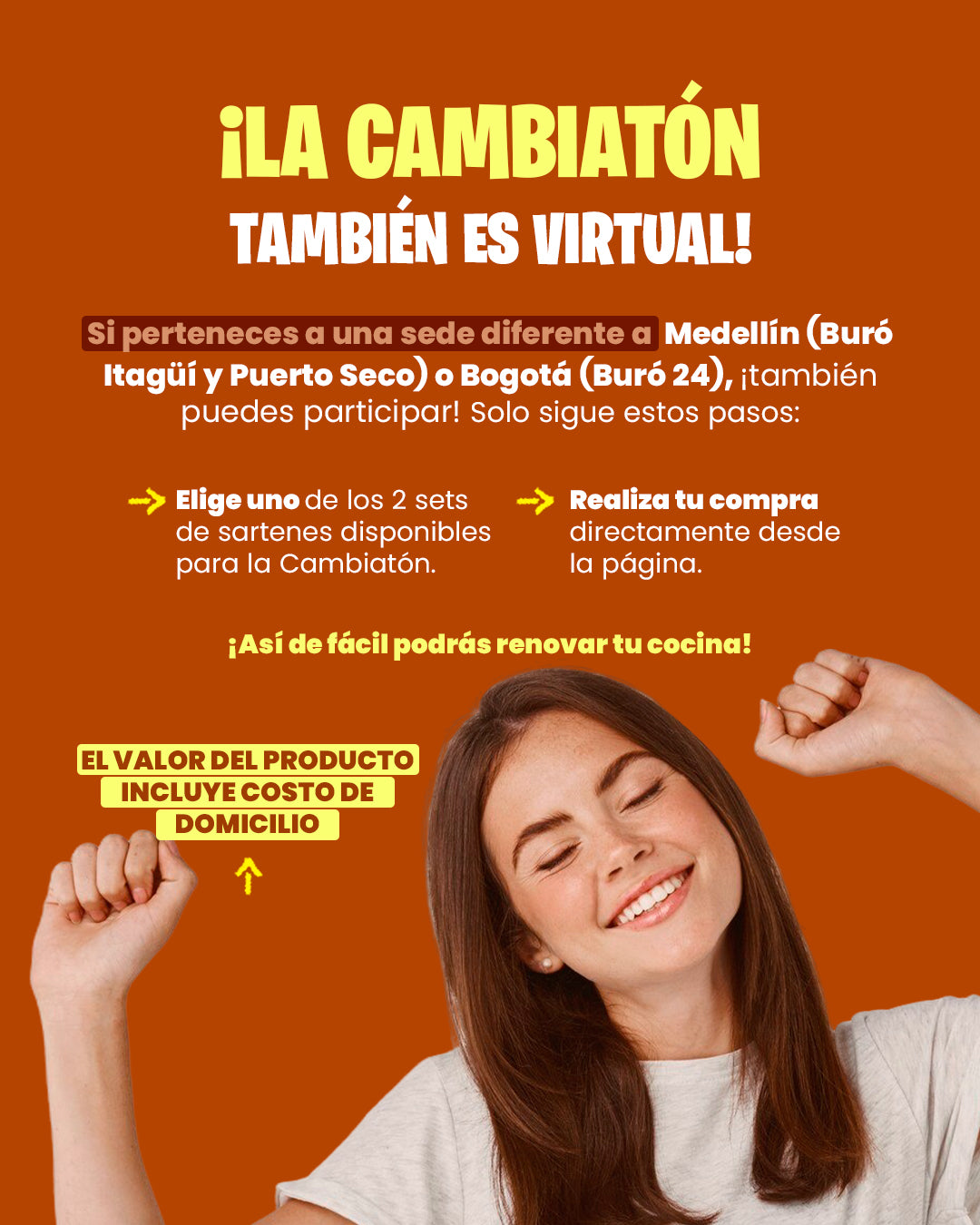CAMBIATÓN - SET X3 6 ULTRA 18 -20 -24 CM
