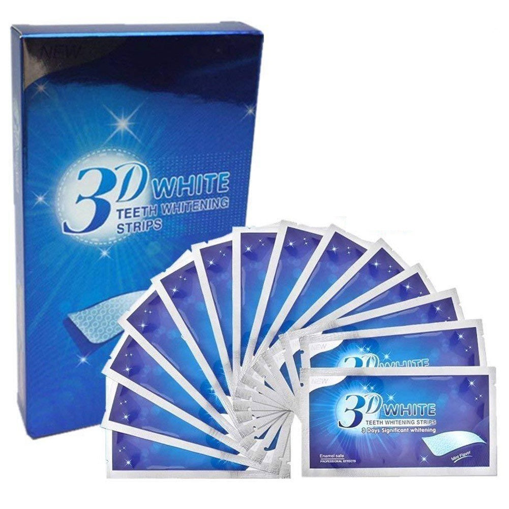 Tiras de blanqueamiento dental 3D white casero 7 unidades